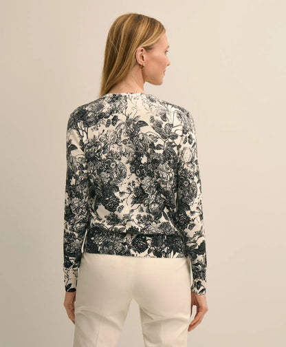 Cotton Floral Cardigan | Brooks Brothers on sale