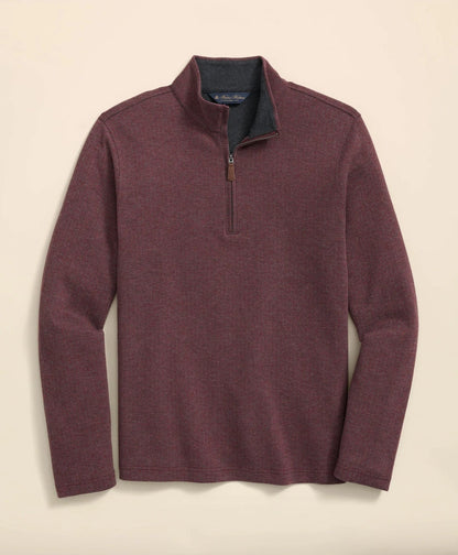 Cotton Herringbone Quarter-Zip | Brooks Brothers online shop - US 2021