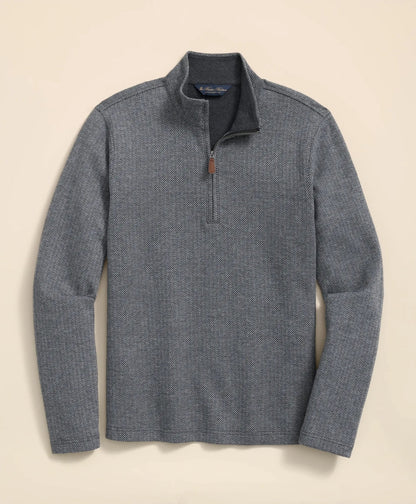 Cotton Herringbone Quarter-Zip | Brooks Brothers online shop - US 2021