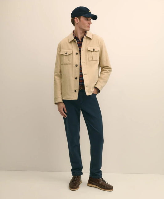 Cotton Moleskin Shirt Jacket | Brooks Brothers for sale