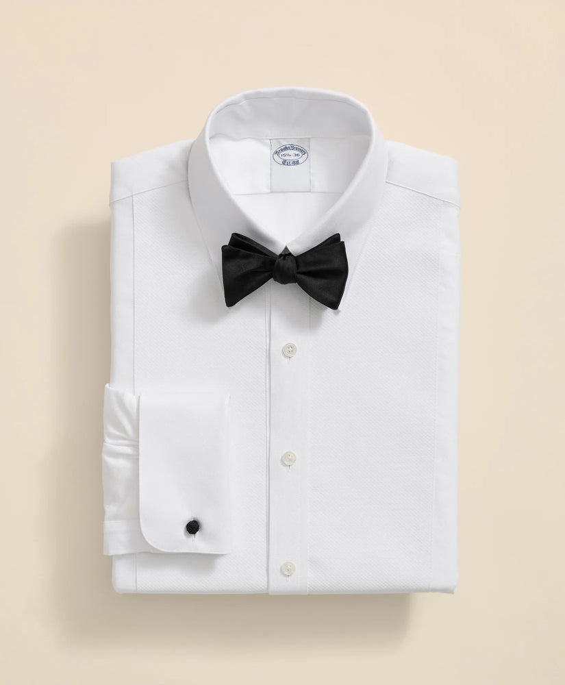 Cotton Oxford Button-Down Collar, Pique Bib Tuxedo Shirt | Brooks Brothers for sale