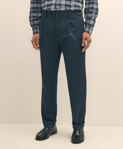 Cotton Pleated Side-Tab Chino | Brooks Brothers for sale