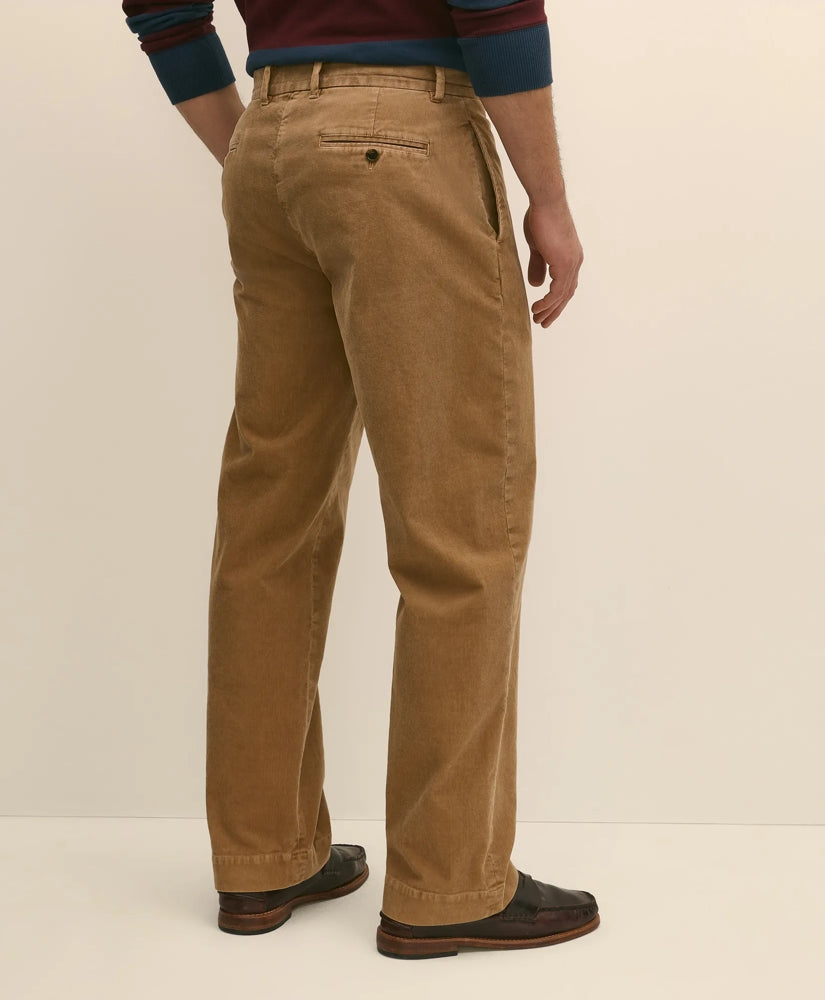 Cotton Relaxed Garment Dyed Corduroy Chino Pants | Brooks Brothers discount