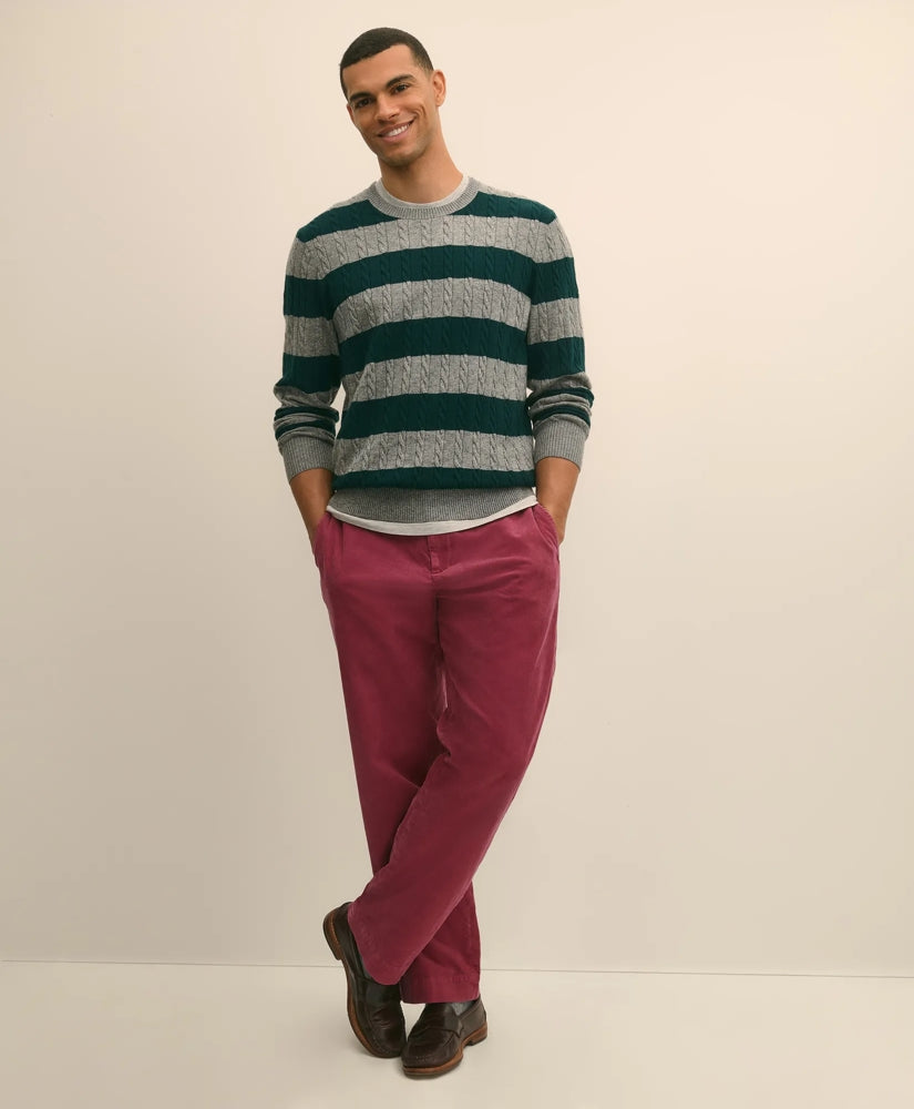 Cotton Relaxed Garment Dyed Corduroy Chino Pants | Brooks Brothers discount - US 8276