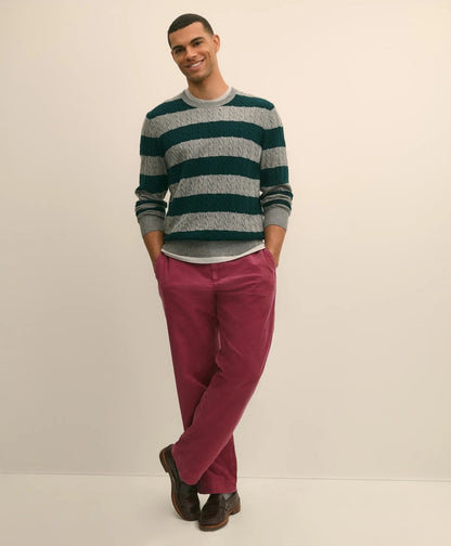 Cotton Relaxed Garment Dyed Corduroy Chino Pants | Brooks Brothers discount - US 8276