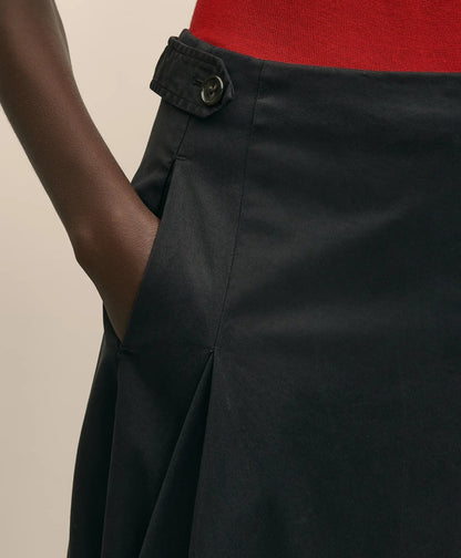 Cotton Twill A-Line Skirt | Brooks Brothers discount