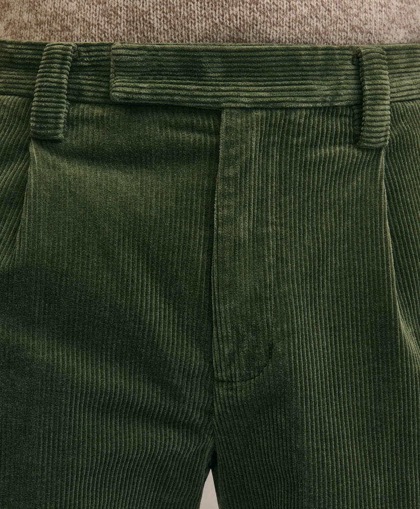 Cotton Wide-Wale Corduroy Pants | Brooks Brothers online