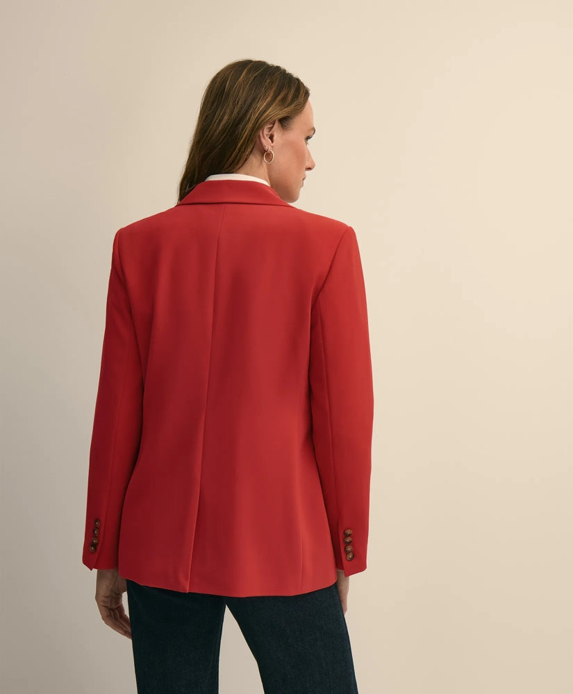Crepe Relaxed-Fit Jacket | Brooks Brothers for sale