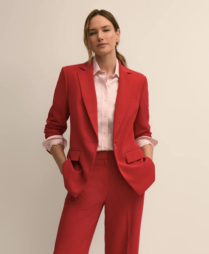 Crepe Relaxed-Fit Jacket | Brooks Brothers for sale