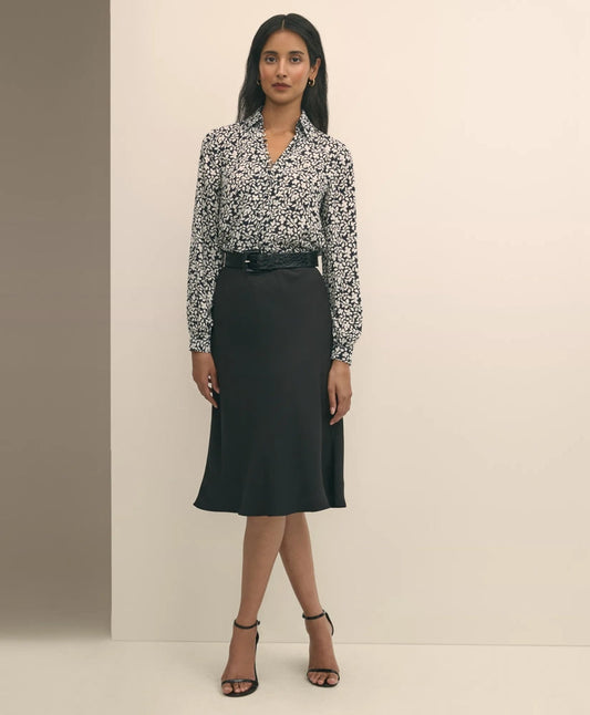 Crepe Slip Skirt | Brooks Brothers for sale