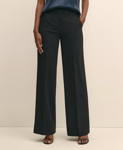 Crepe Wide-Leg Pants | Brooks Brothers on sale