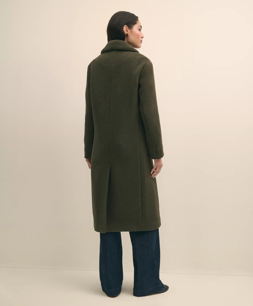 Double-Faced Wool Shawl-Collar Coat | Brooks Brothers online shop