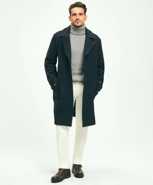 Double Faced Wool Top Coat | Brooks Brothers for sale