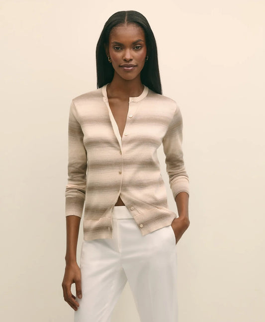 Egyptian Cotton Space-Dyed Cardigan | Brooks Brothers online
