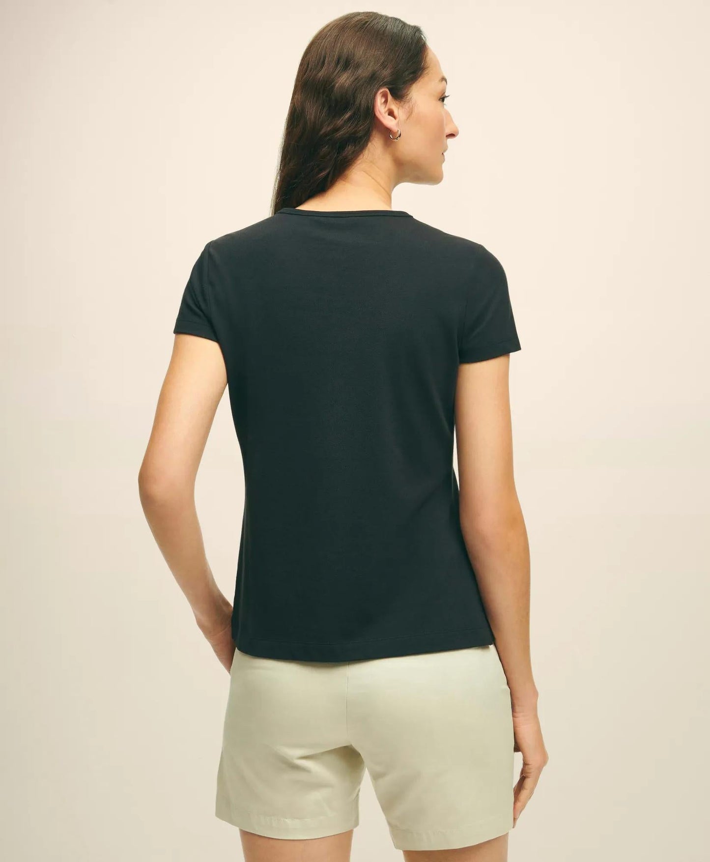 Elevated Cotton Modal Pique T-Shirt | Brooks Brothers online shop