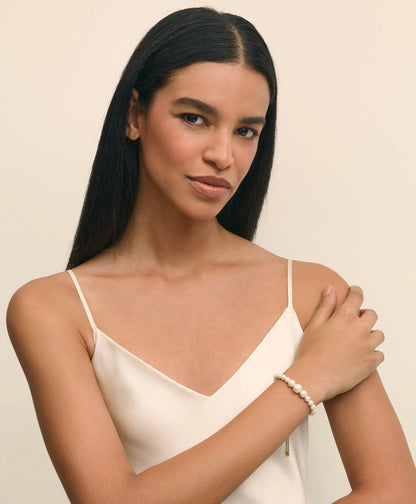 Faux-Pearl Gold-Plated Bolo Bracelet | Brooks Brothers cheap