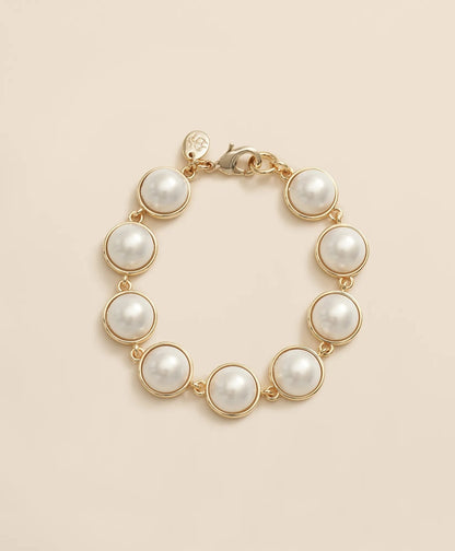 Faux-Pearl Gold-Plated Bracelet | Brooks Brothers online shop