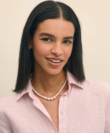 Faux-Pearl Gold-Plated Necklace | Brooks Brothers sale