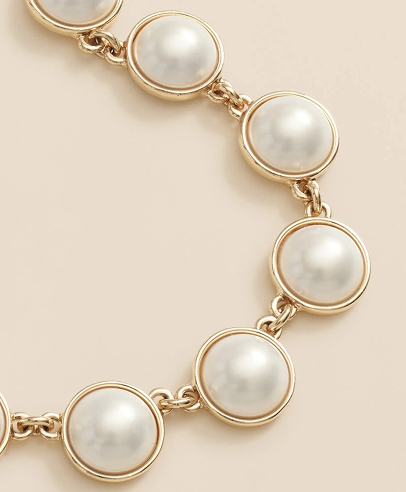 Faux-Pearl Gold-Plated Necklace | Brooks Brothers cheap