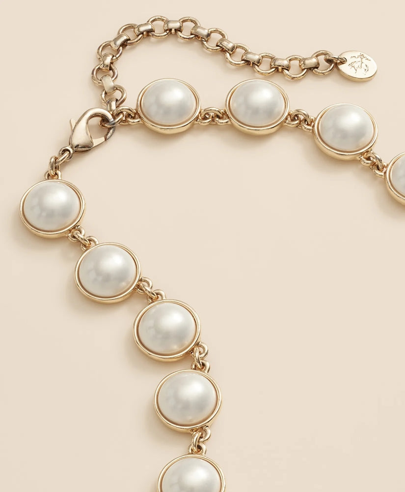 Faux-Pearl Gold-Plated Necklace | Brooks Brothers cheap
