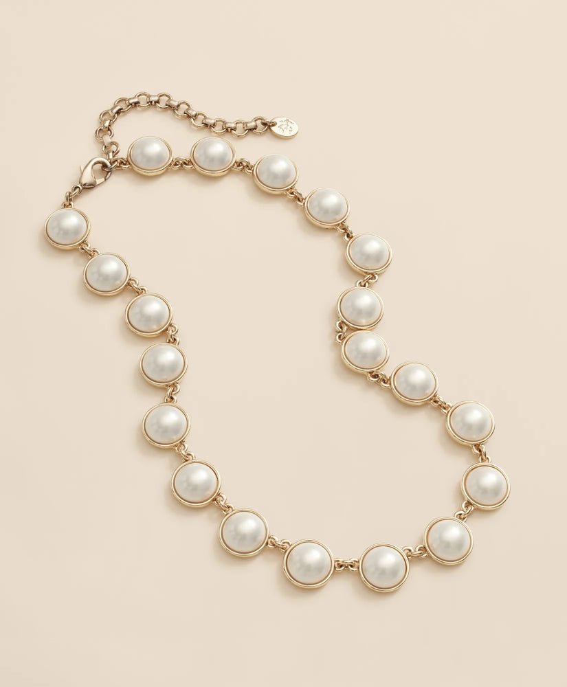 Faux-Pearl Gold-Plated Necklace | Brooks Brothers cheap