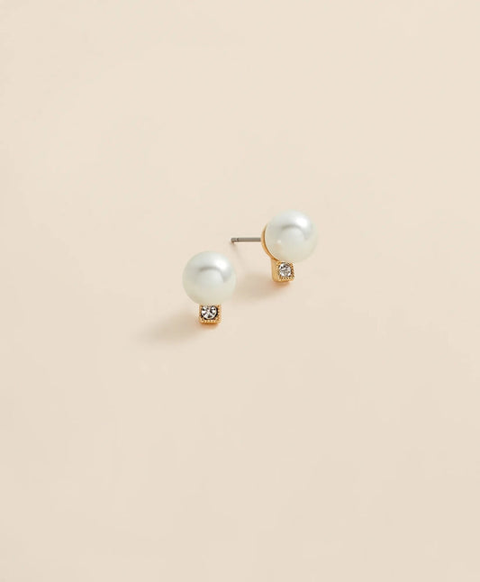 Faux Pearl Stud Earrings | Brooks Brothers sale