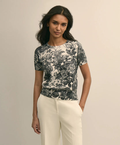 Floral Print Cotton Shell | Brooks Brothers for sale