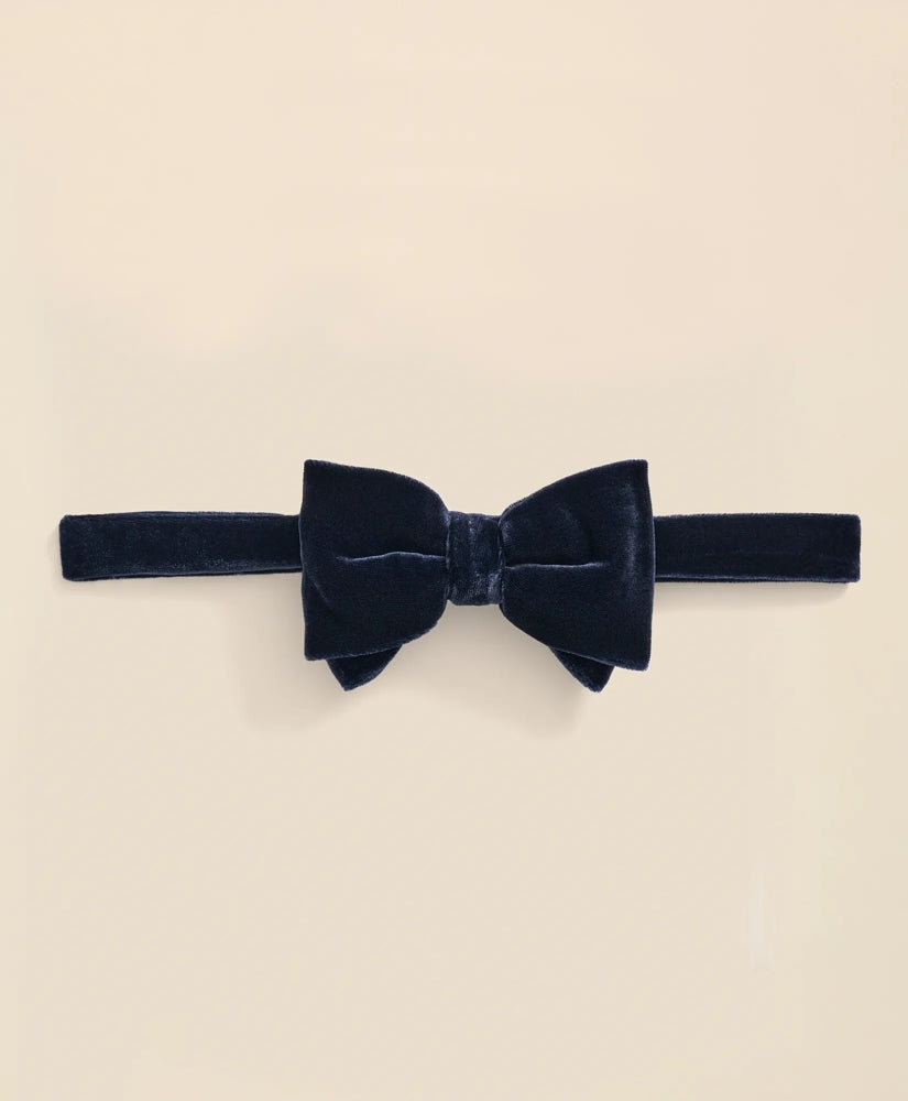 Formal Silk Blend Velvet Bow Tie | Brooks Brothers cheap - US 2049