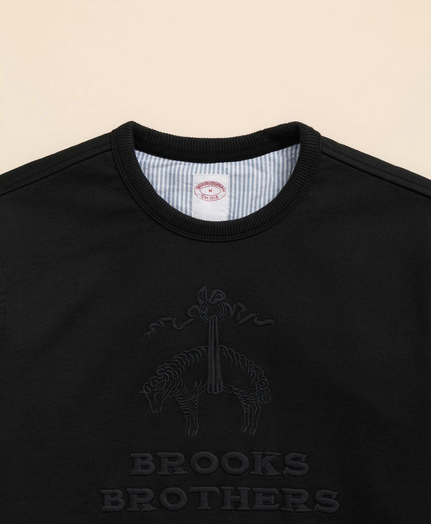 French Terry Emblem Sweatshirt | Brooks Brothers for sale