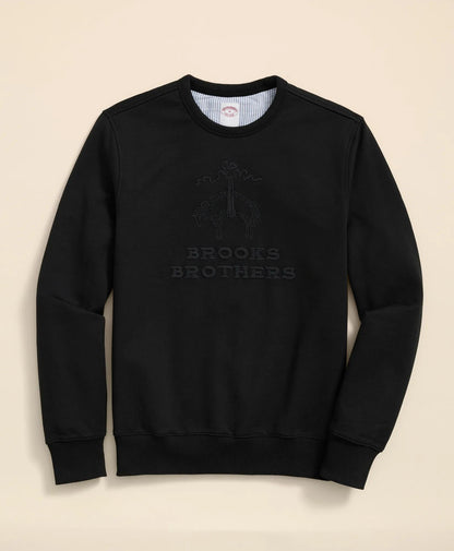 French Terry Emblem Sweatshirt | Brooks Brothers for sale