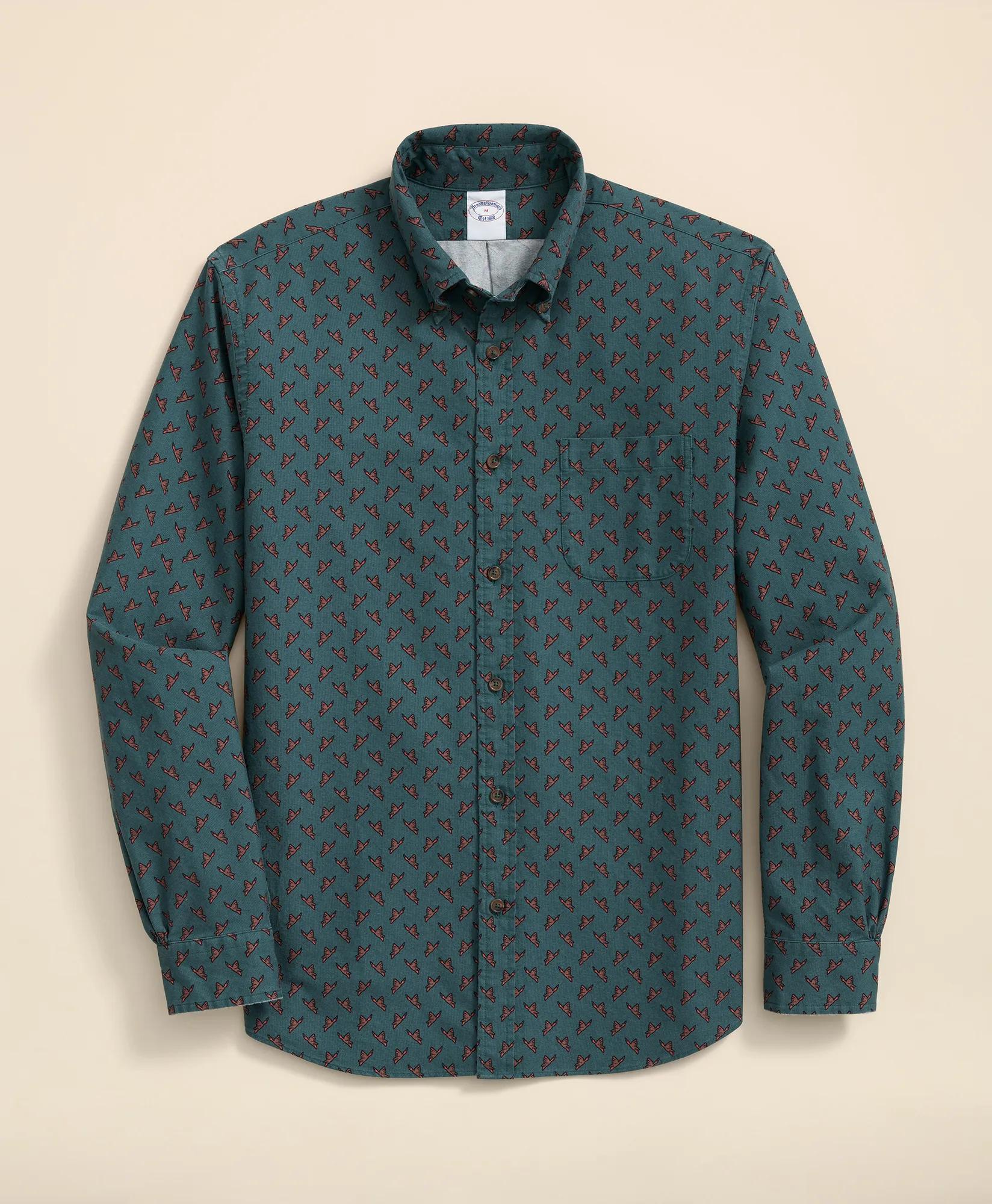 Friday Shirt, Oxford Mallard Print | Brooks Brothers for sale