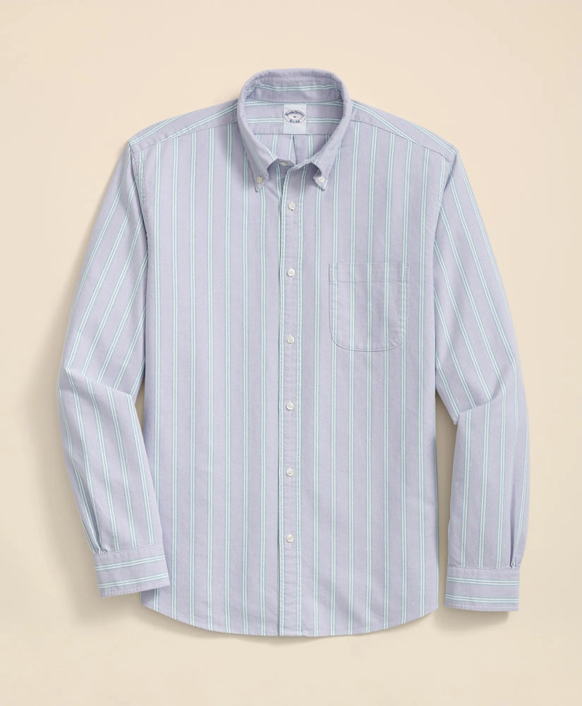 Friday Shirt, Oxford Multi Stripe | Brooks Brothers discount - US 1001