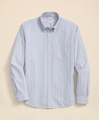 Friday Shirt, Oxford Multi Stripe | Brooks Brothers discount - US 1001