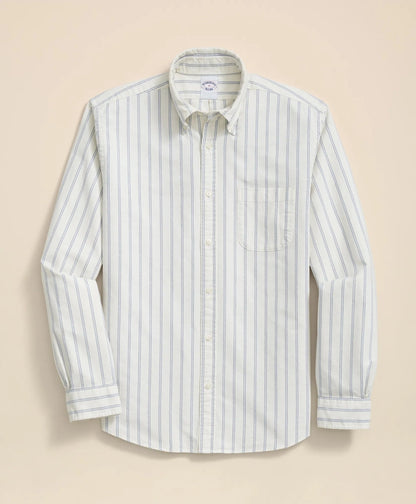 Friday Shirt, Oxford Ribbon Stripe | Brooks Brothers online shop - US 1494