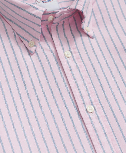 Friday Shirt, Oxford Ribbon Stripe | Brooks Brothers online shop