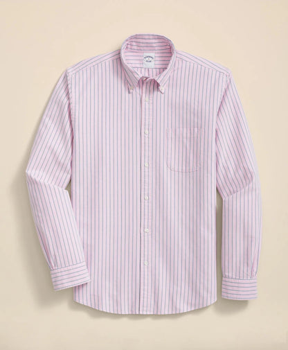 Friday Shirt, Oxford Ribbon Stripe | Brooks Brothers online shop