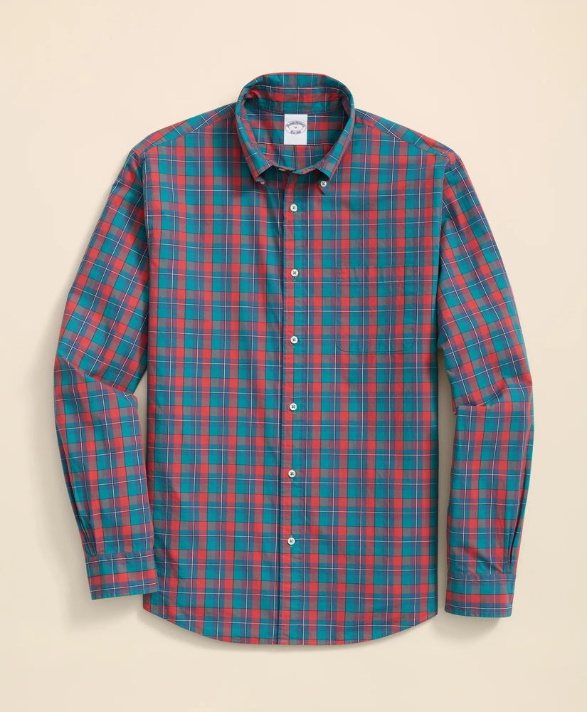Friday Shirt, Poplin Stewart Tartan | Brooks Brothers cheap - US 9310