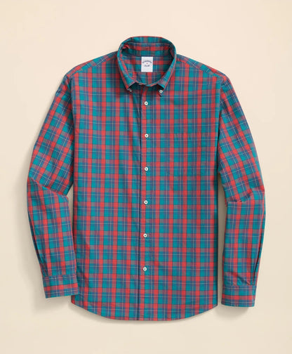 Friday Shirt, Poplin Stewart Tartan | Brooks Brothers cheap - US 9310