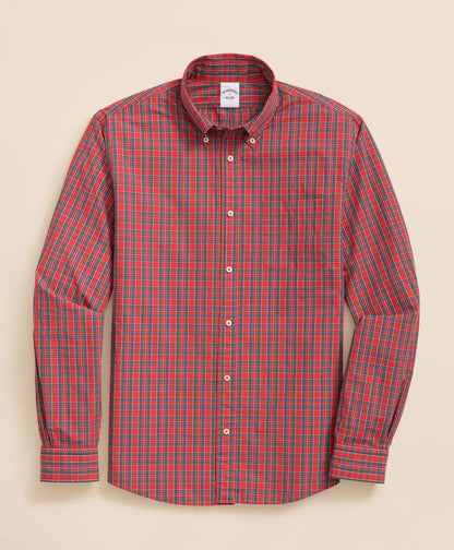 Friday Shirt, Poplin Stewart Tartan | Brooks Brothers cheap - US 9310