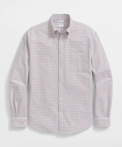 Friday Shirt, Oxford Tattersall | Brooks Brothers sale - US 8094