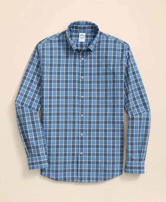Friday Shirt, Poplin Outline Check | Brooks Brothers cheap