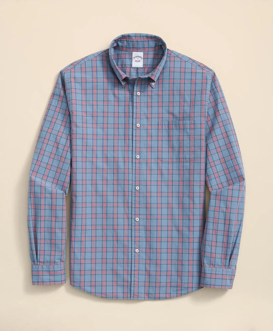 Friday Shirt, Poplin Plaid | Brooks Brothers online