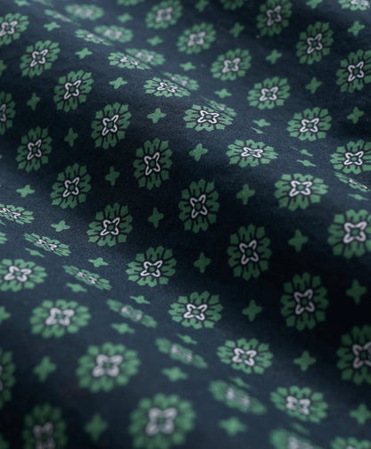 Friday Shirt, Poplin Short-Sleeve Medallion Print | Brooks Brothers discount