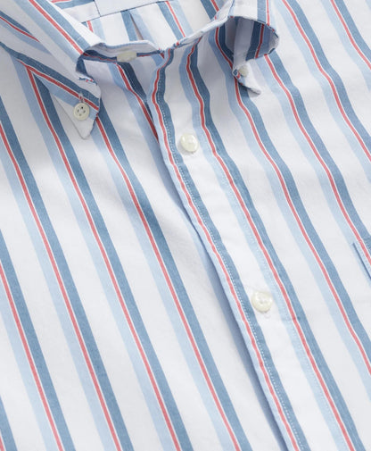 Friday Shirt, Poplin Short-Sleeve Ribbon Stripe | Brooks Brothers for sale