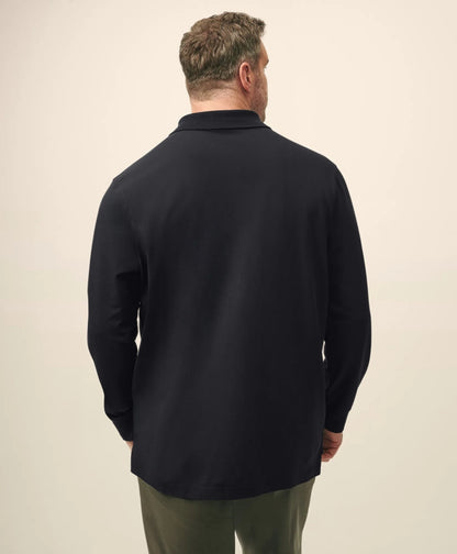 Golden Fleece® Big & Tall Stretch Supima® Long-Sleeve Polo Shirt | Brooks Brothers online shop
