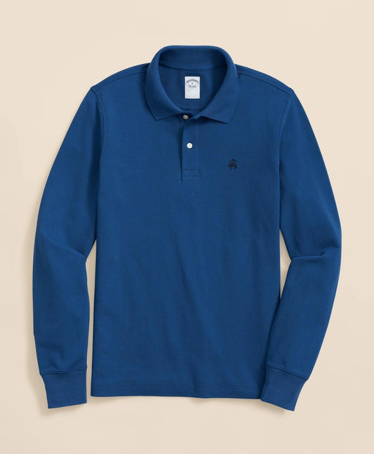 Golden Fleece® Stretch Supima® Long-Sleeve Polo Shirt | Brooks Brothers for sale