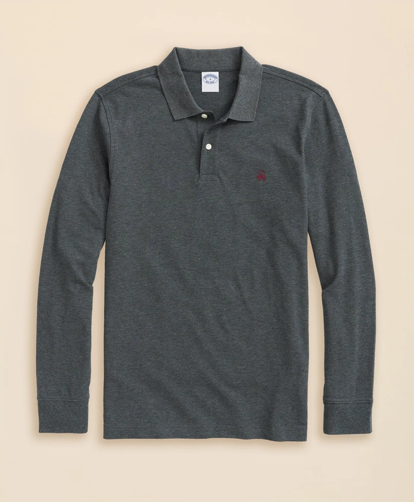 Golden Fleece® Stretch Supima® Long-Sleeve Polo Shirt | Brooks Brothers sale - US 9341