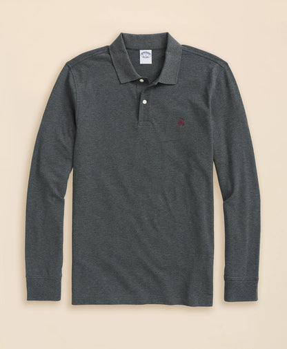 Golden Fleece® Stretch Supima® Long-Sleeve Polo Shirt | Brooks Brothers sale