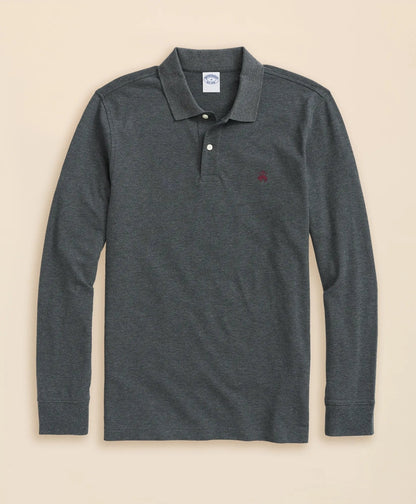 Golden Fleece® Stretch Supima® Long-Sleeve Polo Shirt | Brooks Brothers on sale - US 1272