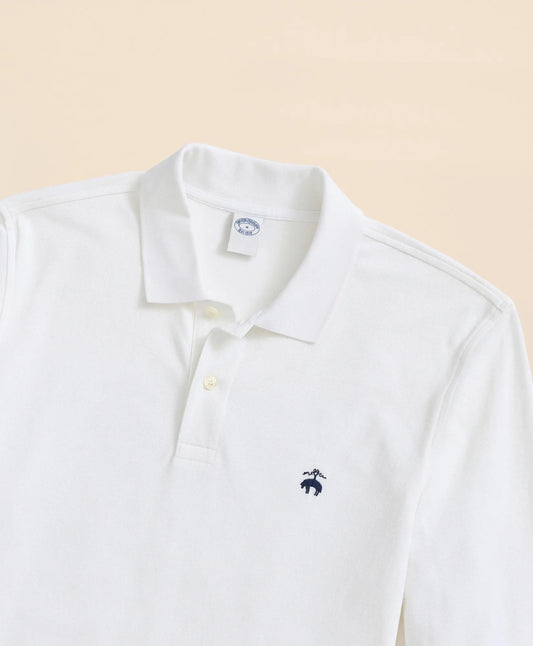 Golden Fleece® Stretch Supima® Long-Sleeve Polo Shirt | Brooks Brothers cheap